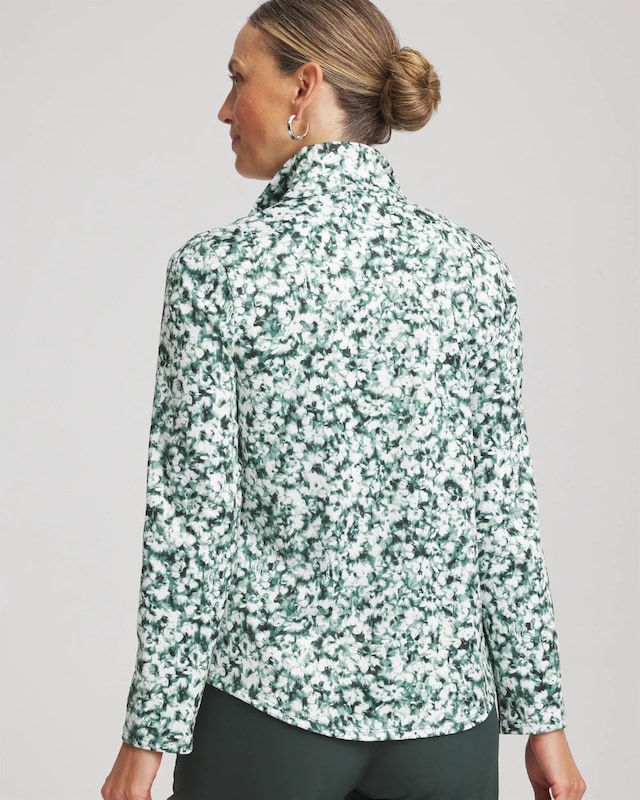 Zenergy UPF Printed Zip-Front Pullover - image 3